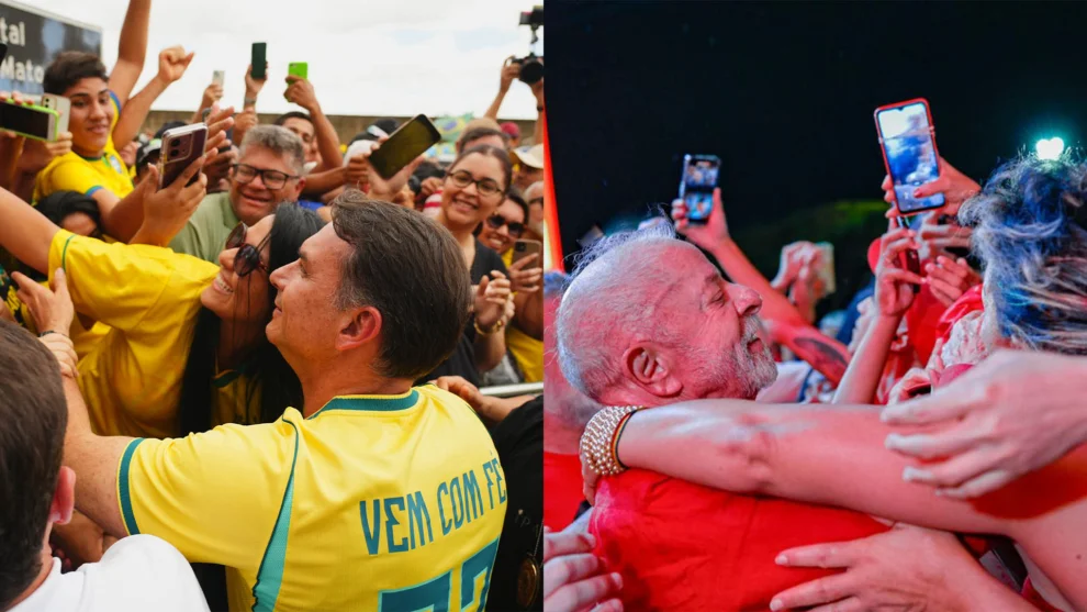 Lula e Flávio Bolsonaro disputam as ruas de MS no último dia de campanha