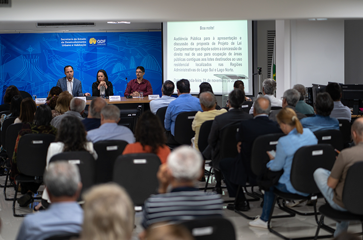 População debate concessão de uso de áreas públicas nos lagos Sul e Norte