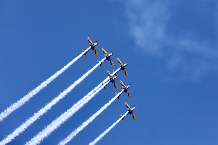 Porto de Paranaguá celebra 88 anos com show da Esquadrilha da Fumaça