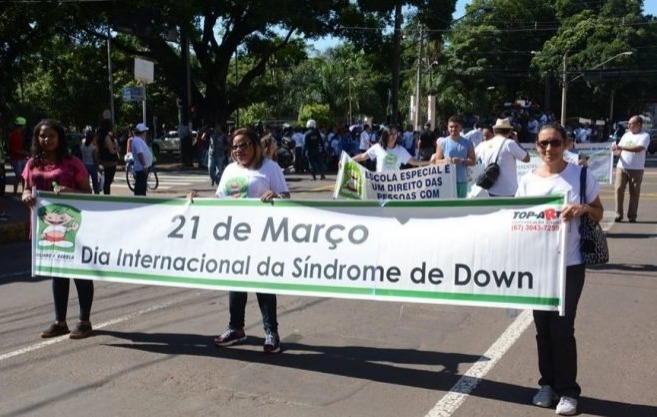 Caminhada do Dia Mundial da Síndrome de Down será realizada amanhã em Campo Grande