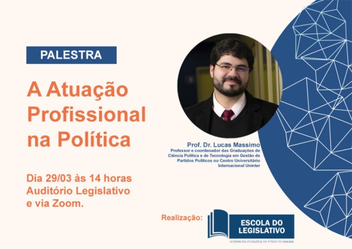 Palestra debate a Atuação Profissional na Política