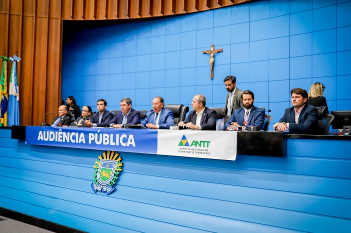 Prefeitos participam da Audiência Pública da ANTT - BR 163 na Assembleia Legislativa de Mato Grosso do Sul.