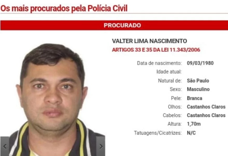 Em 2020, o STF concedeu liberdade a Valter Lima Nascimento