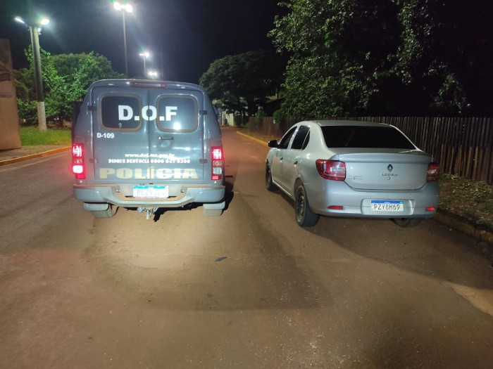 Veículo furtado em Goiânia foi recuperado pelo DOF em Caarapó