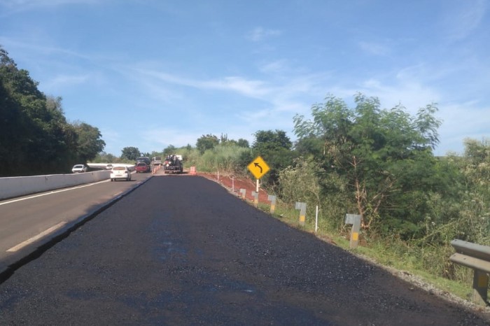 Obra emergencial na PR-445 deve ser concluída na segunda-feira