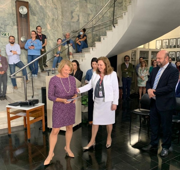 HC da UFPR homenageia deputada Márcia Huçulak (PSD) pelo trabalho durante da pandemia de covid-19