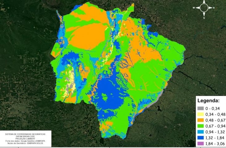 MS será o 1º Estado do País a ter mapas para orientar atividades agropecuárias