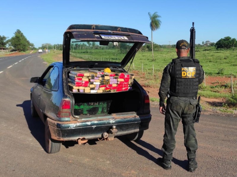 DOF apreende droga que seria levada para Aquidauana