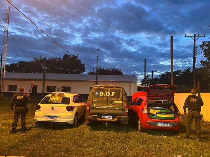 Durante feriado de Páscoa DOF prende quatro pessoas por tráfico de drogas e recupera dois veículos