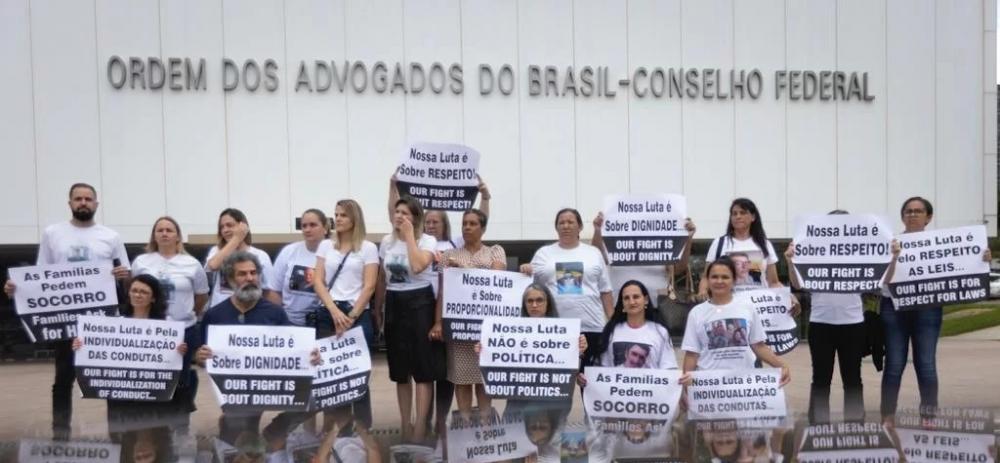 Famíliares de manifestantes presos escrevem carta pedindo ampla defesa 