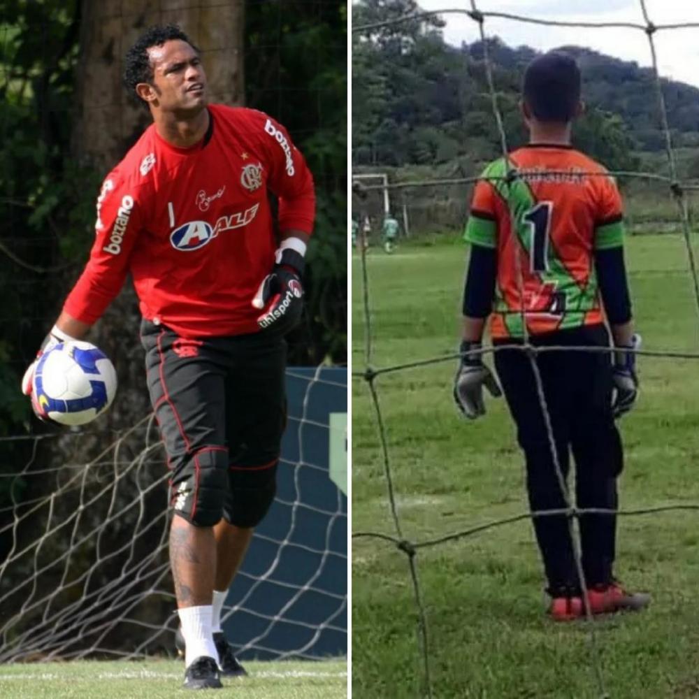 Filho do goleiro Bruno e Eliza Samudio inicia carreira de goleiro