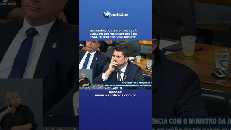 Em audiência, Flávio Dino diz à senador que 