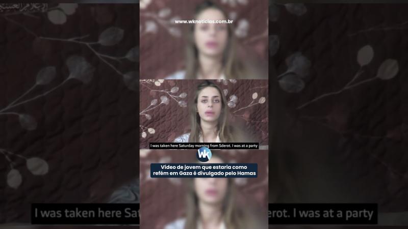 Vídeo de jovem que estaria como refém em Gaza é divulgado pelo Hamas