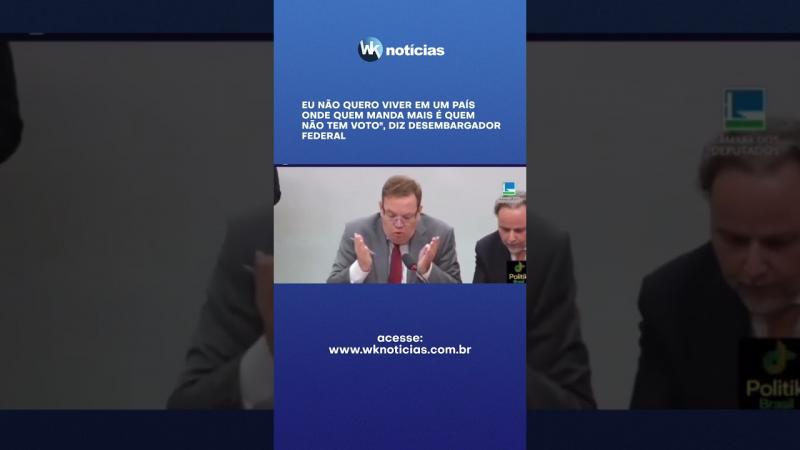 Desembargador questiona como 1 ministro vale mais que 503 deputados federais e 81 senadores