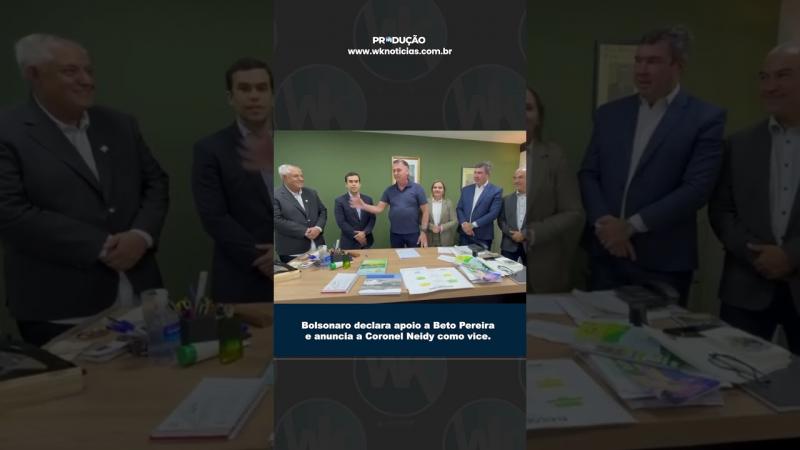Bolsonaro indica Coronel Neidy como vice de Beto Pereira em Campo Grande