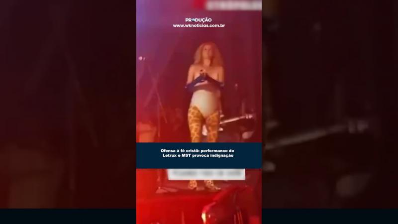 Ofensa à fé cristã: performance de Letrux e MST provoca indignação