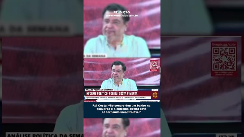 Rui Costa: “Bolsonaro deu um banho na esquerda e a extrema direita está se tornando incontrolável”