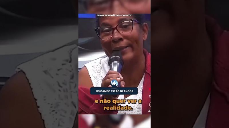 Os campos estão brancos