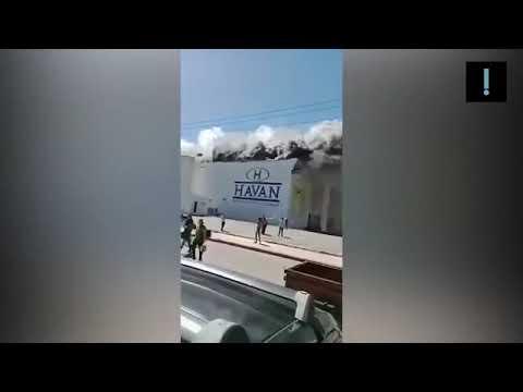 Loja da Havan pega fogo em Vitória da Conquista, na Bahia